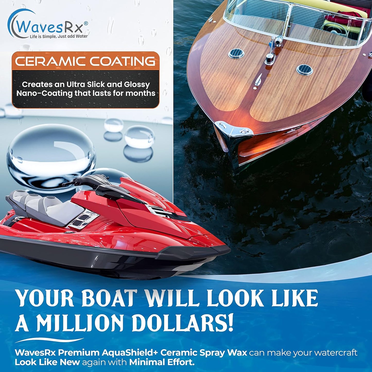 High-Performance Ceramic Spray Coating for Boats & Jet Skis